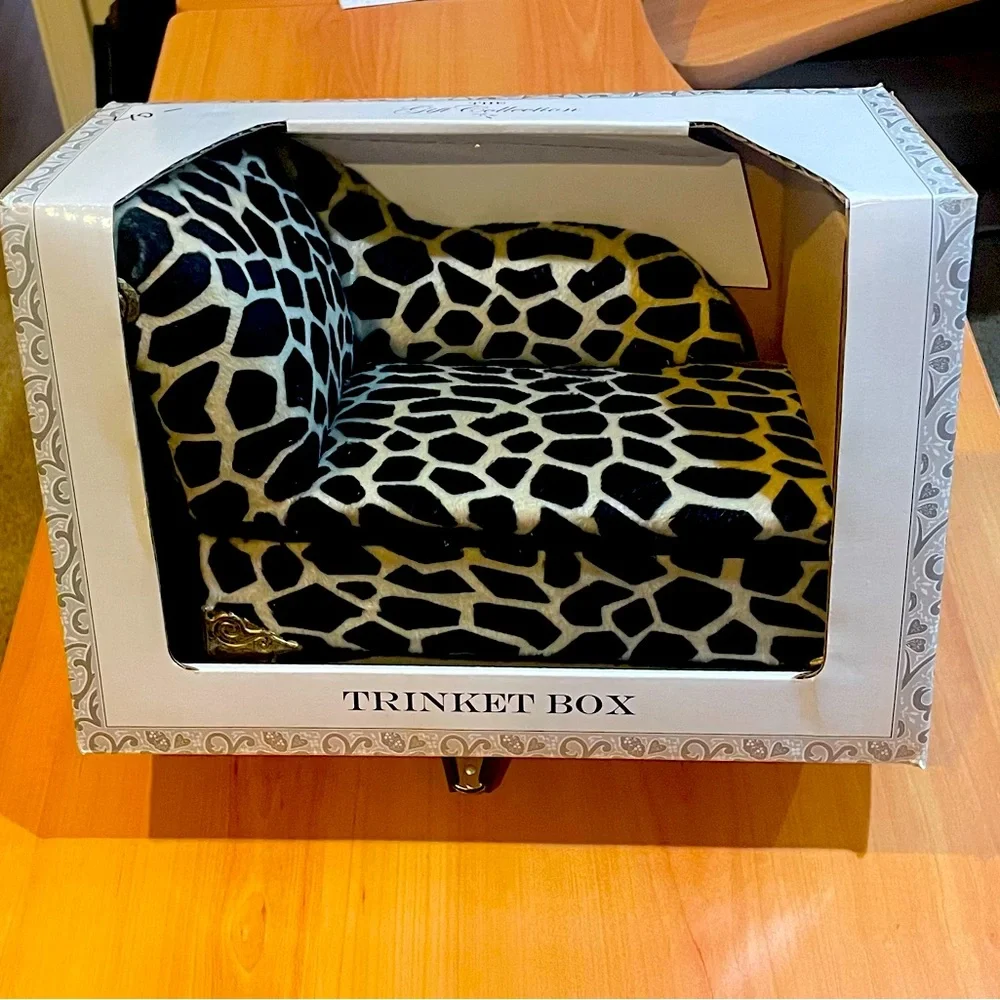 Animal Print Jewelry and Trinket Box